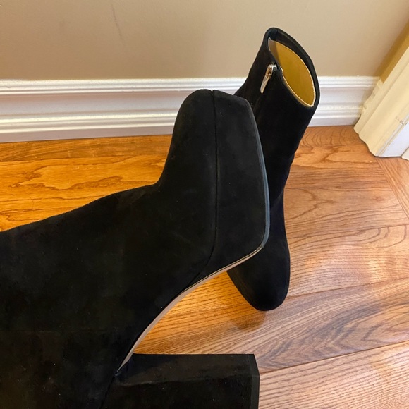 Gianvitto rossi black real leather suede boots - Picture 7 of 9